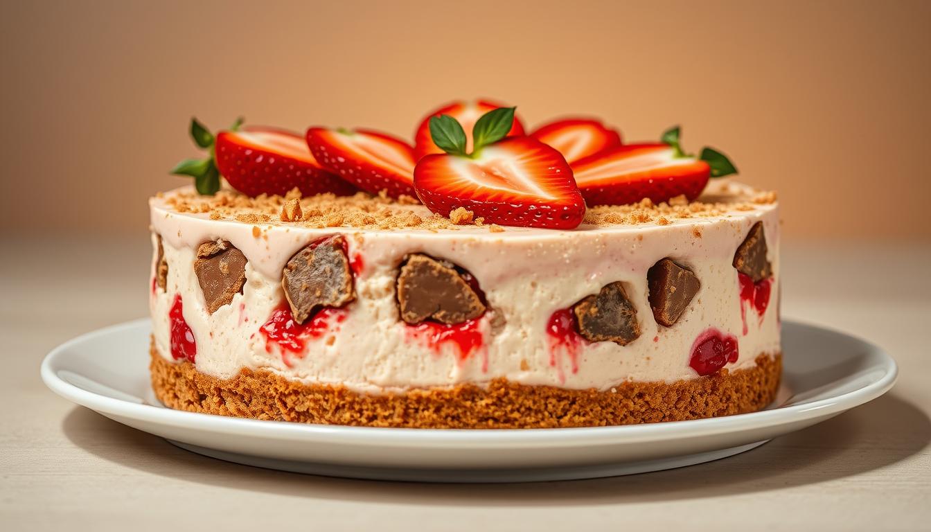 strawberry cheesecake snickers